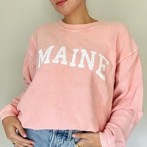 Pink MAINE Women's Sweatshirt